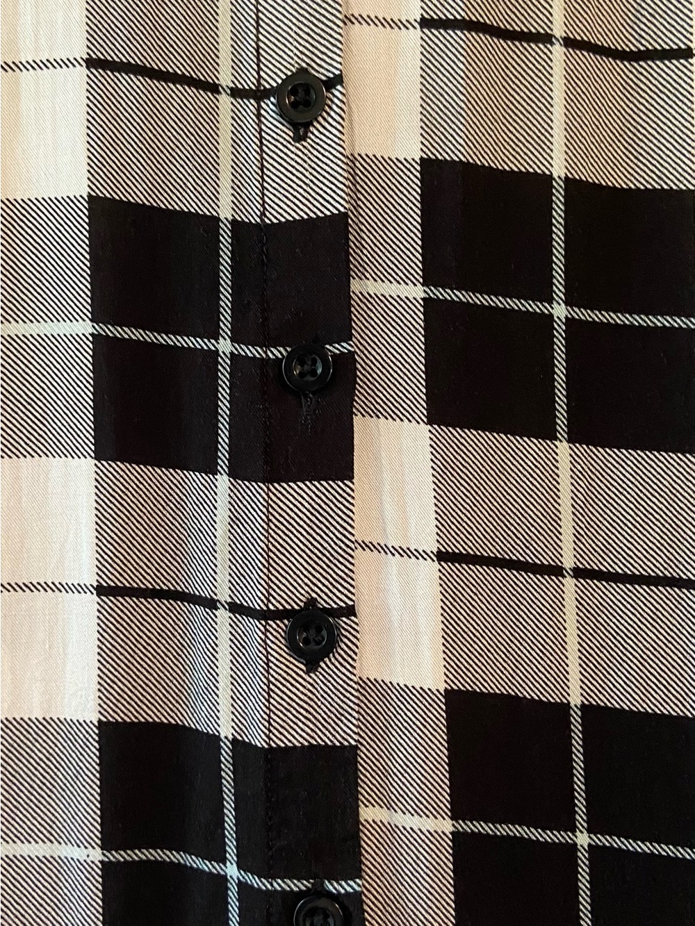 Torrid Black and White Plaid Sleeveless Flowy Tunic Blouse | Size 2X (18/20) - Picture 6 of 13